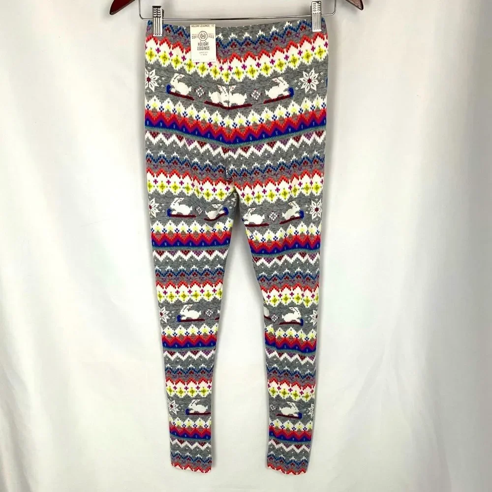 NWT Authentic American‎ Heritage Bunny Holiday Leggings